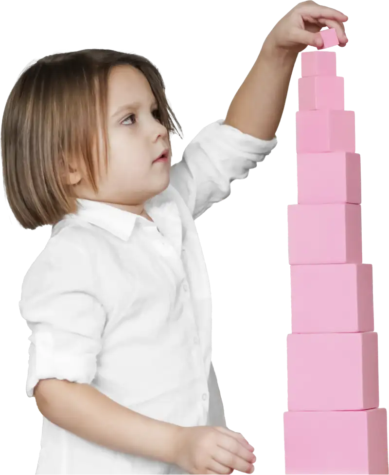 dzieko z rozowa montessori